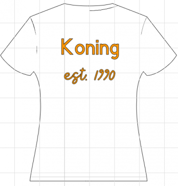 Rugpand koning 0